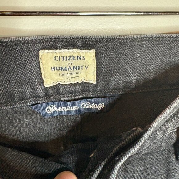 Citizens of Humanity Georgia High Rise Boot Cut black jeans - Picture 4 of 7